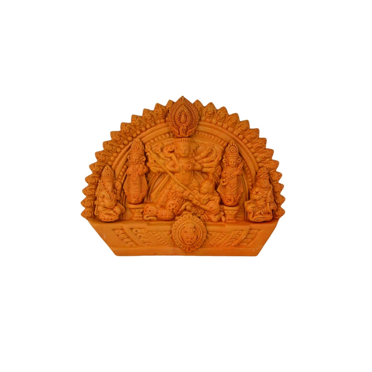 Sowpeace Handmade Terracotta Durga: Artisan Tabletop Decor - terracotta tabletop - Sowpeace - Diwali - New Arrivals