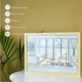 Sowpeace Illuminated Hall Room Frame – LED Landscape Photo Frame with Sofas, Carpet & Balcony for Chic Home Decor - Decor - Sowpeace - Wall Decor - 