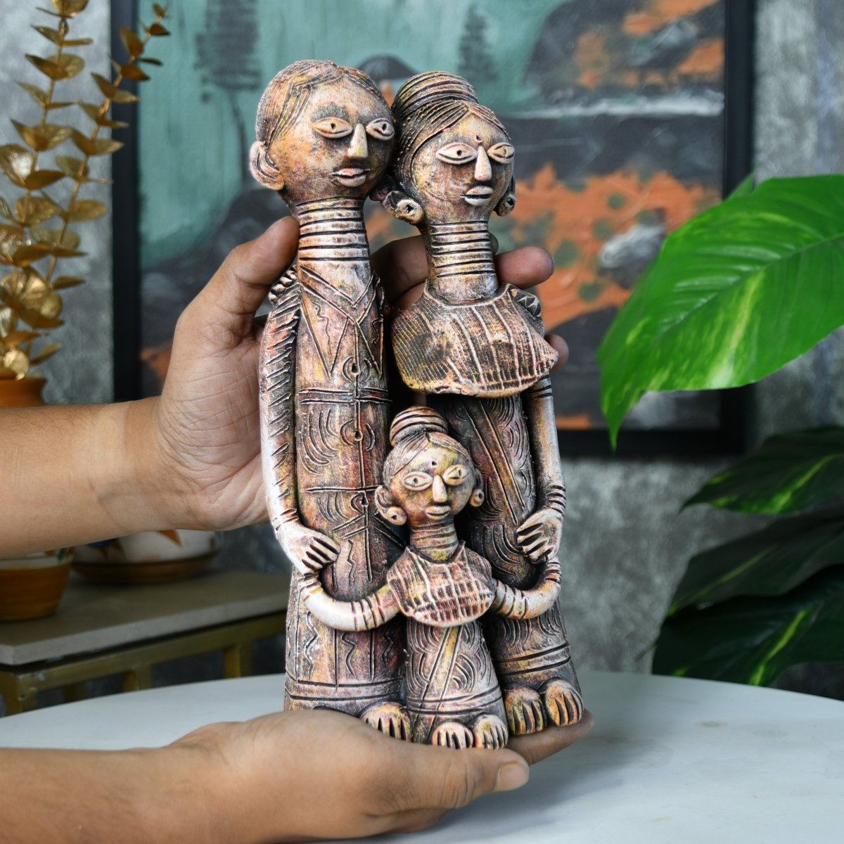 Sowpeace Kayan Family Terracotta Tabletop Decor - terracotta tabletop - Sowpeace - Terracotta - Terracotta decor