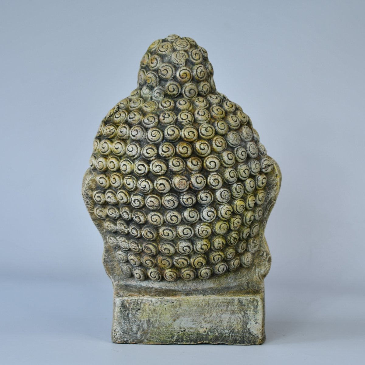Sowpeace Large Terracotta Buddha Head: Artisan Tabletop Decor - terracotta tabletop - Sowpeace - Buddha - God Idols
