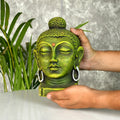 Sowpeace Large Terracotta Buddha Head: Artisan Tabletop Decor - terracotta tabletop - Sowpeace - Buddha - God Idols