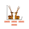 Sowpeace Pair of wooden sitting deer Artisan Decor - Tabletop - Sowpeace - Animal - New Arrivals