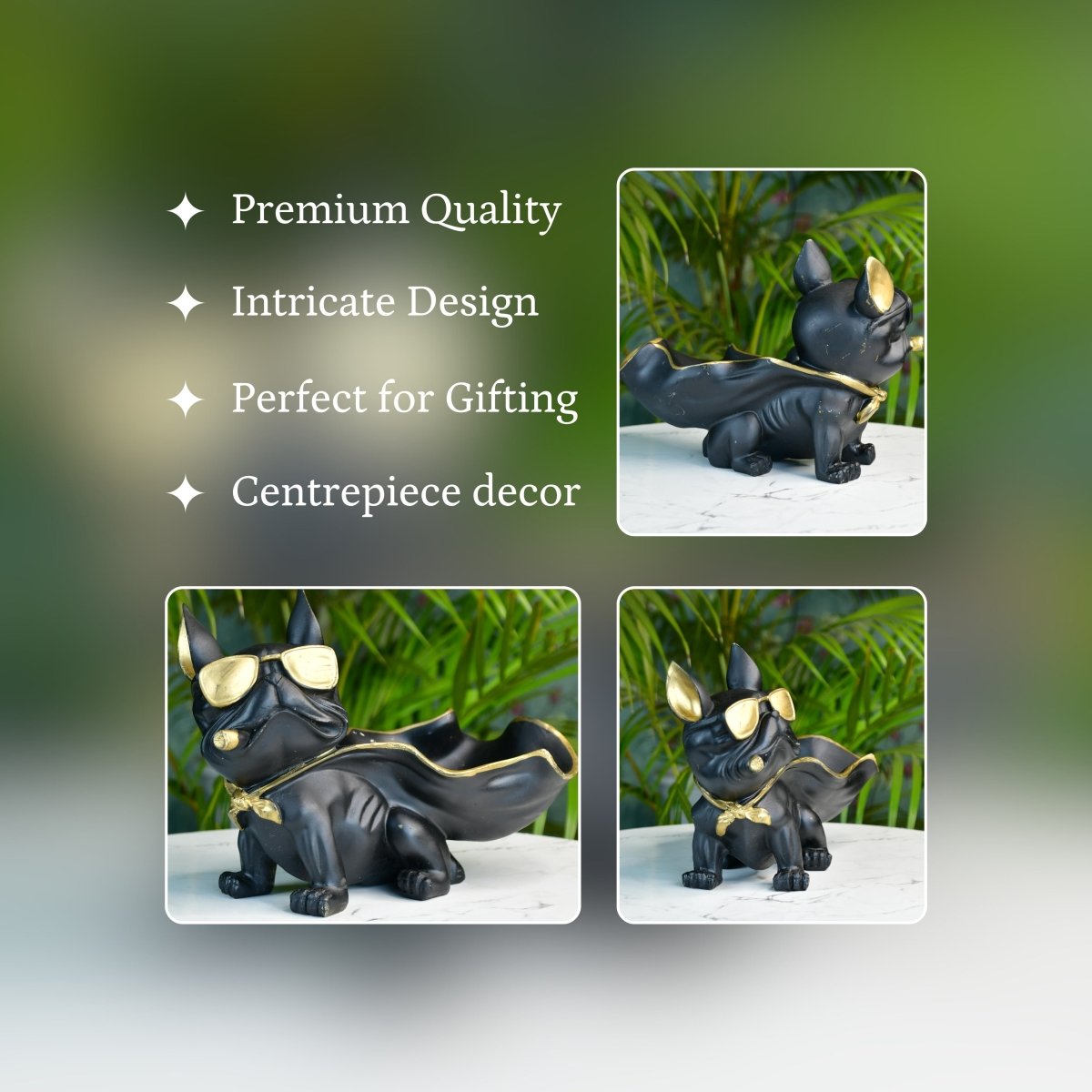 Sowpeace Resin Caped Dog Showpiece - Decor - Sowpeace - 