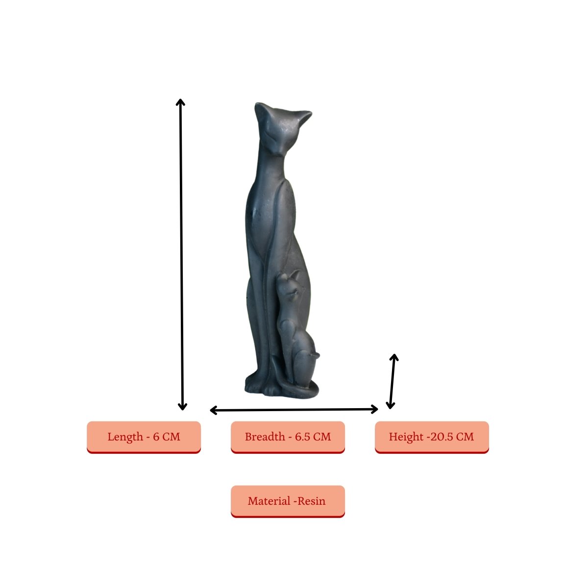 Sowpeace Resin Cat & Mom - Decor - Sowpeace - 