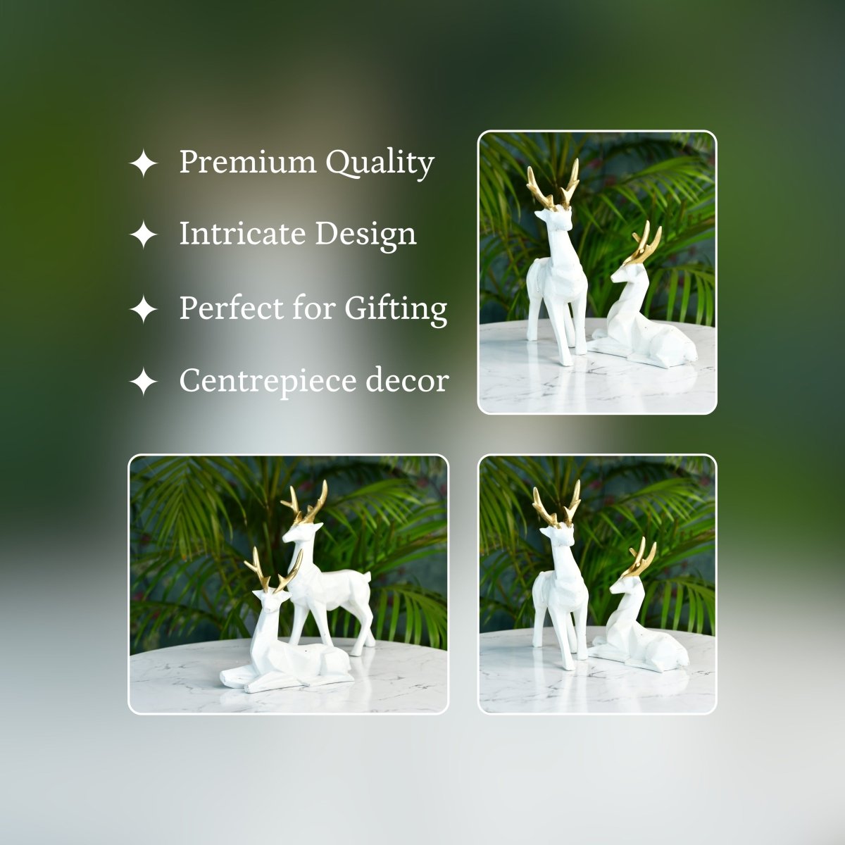 Sowpeace Resin Diamond Deer - Decor - Sowpeace - 