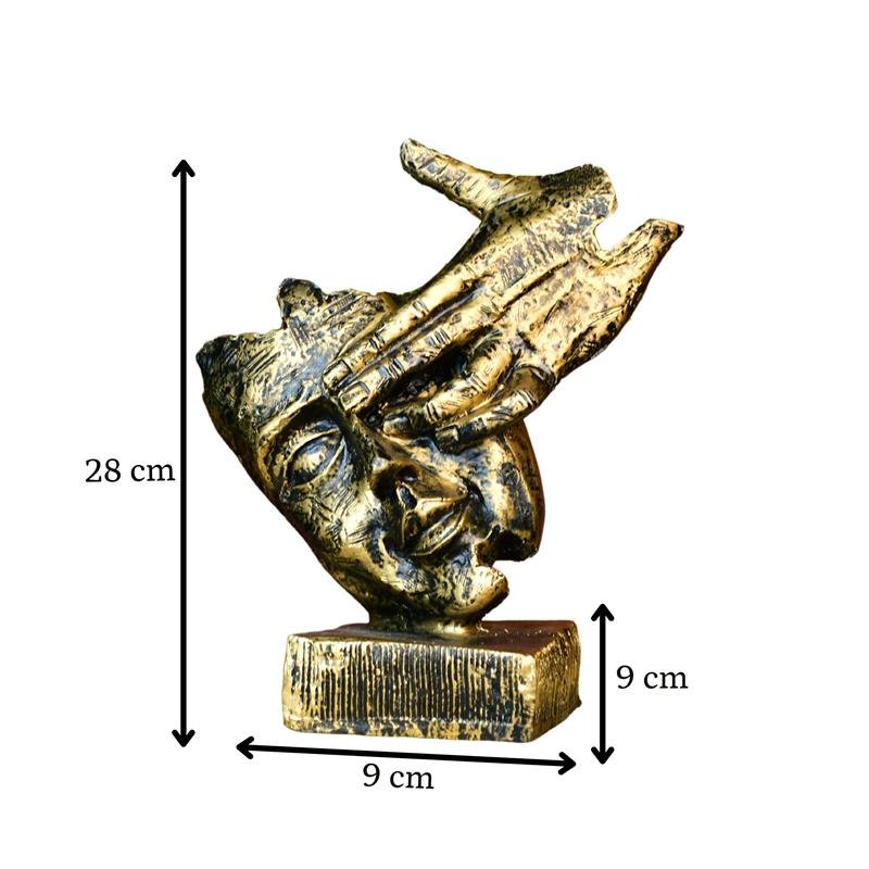 Sowpeace Resin Hand - on - Face Sculpture – Trendy Home Decor Accent & Unique Gift Idea - Decor - Sowpeace - 