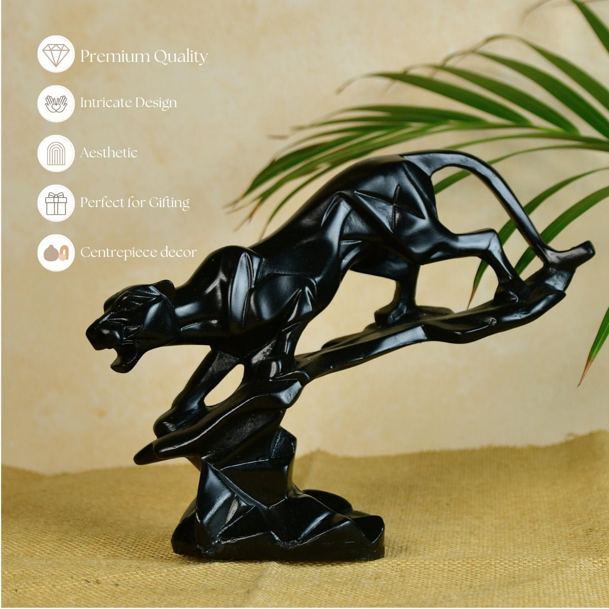 Sowpeace Resin Panther Statue - Decor - Sowpeace - 