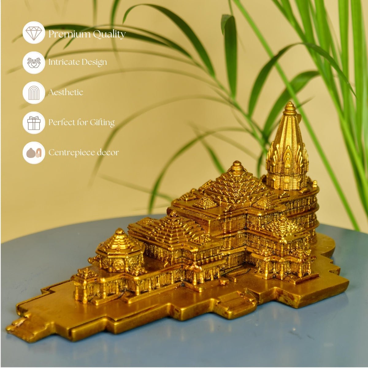 Sowpeace Resin Ram Mandir - Decor - Sowpeace - 