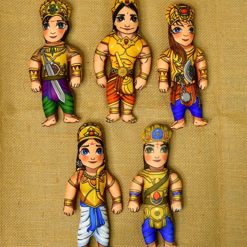 Sowpeace Stitched Cotton Panch Pandava - Decor - Sowpeace - 