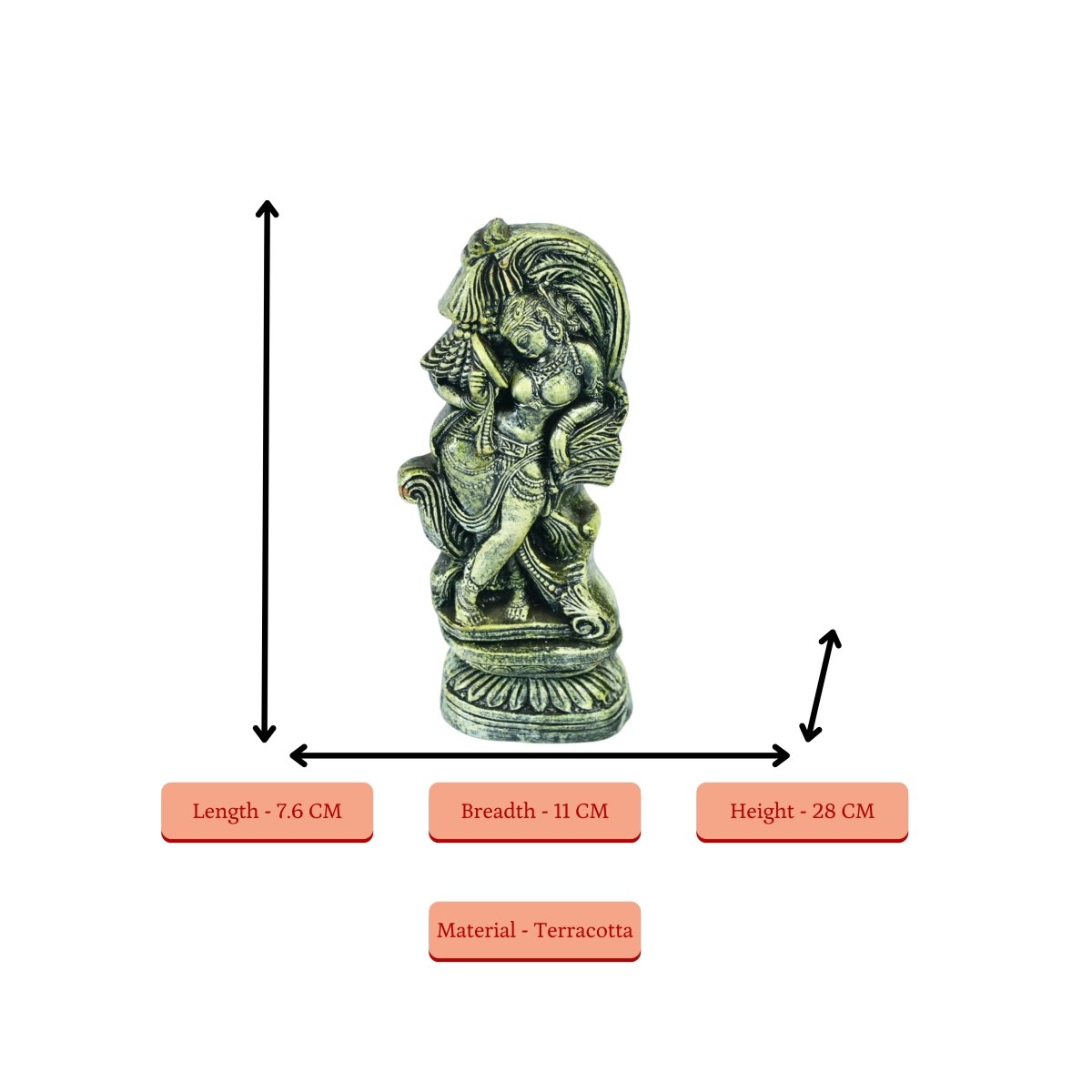 Sowpeace Terracotta Abstract Lady: Ancient Elegance for Home Decor