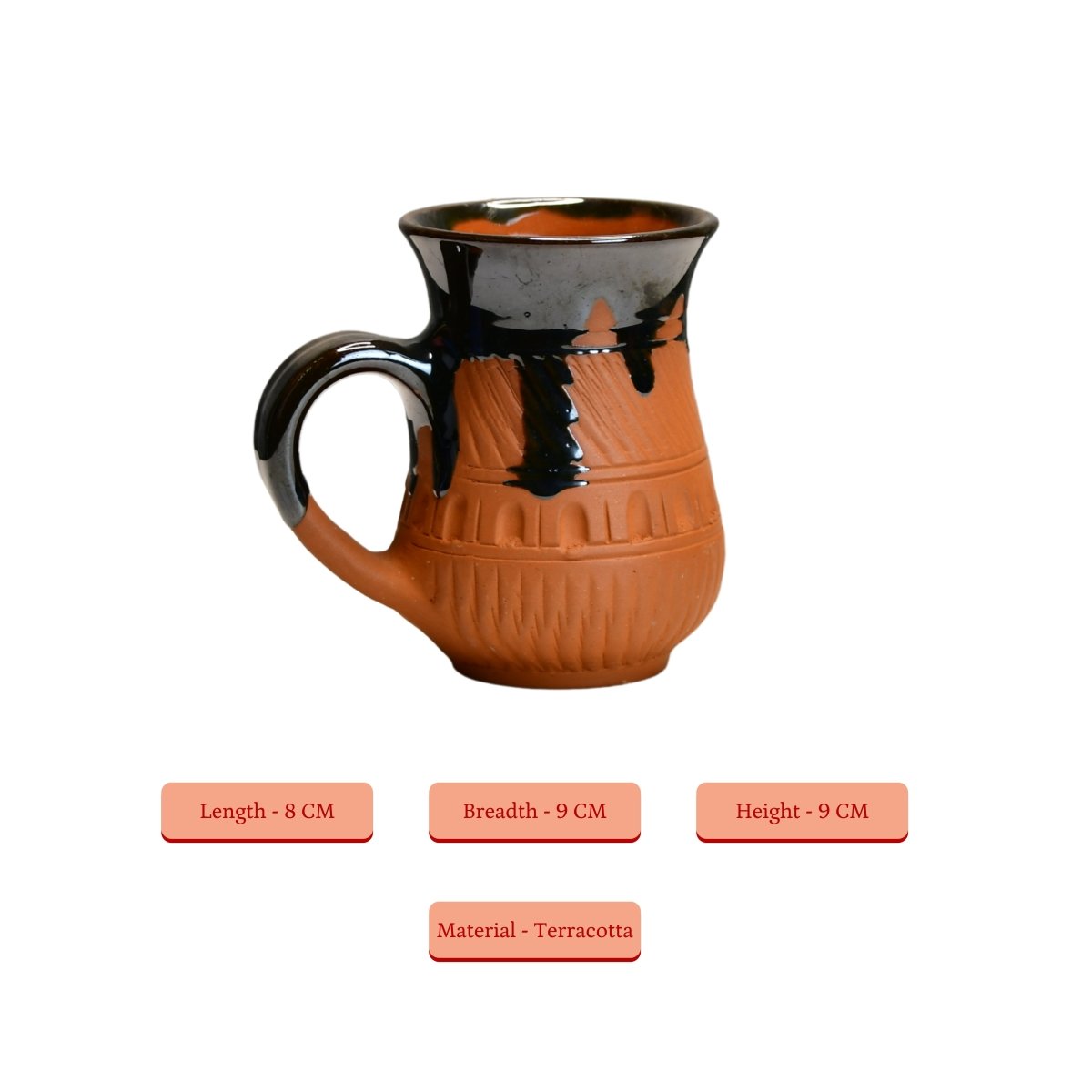 Sowpeace Terracotta Coffee Mug: Stylish Kitchen and Home Accent - Sowpeace - New Arrivals - Terracotta Coffee mug