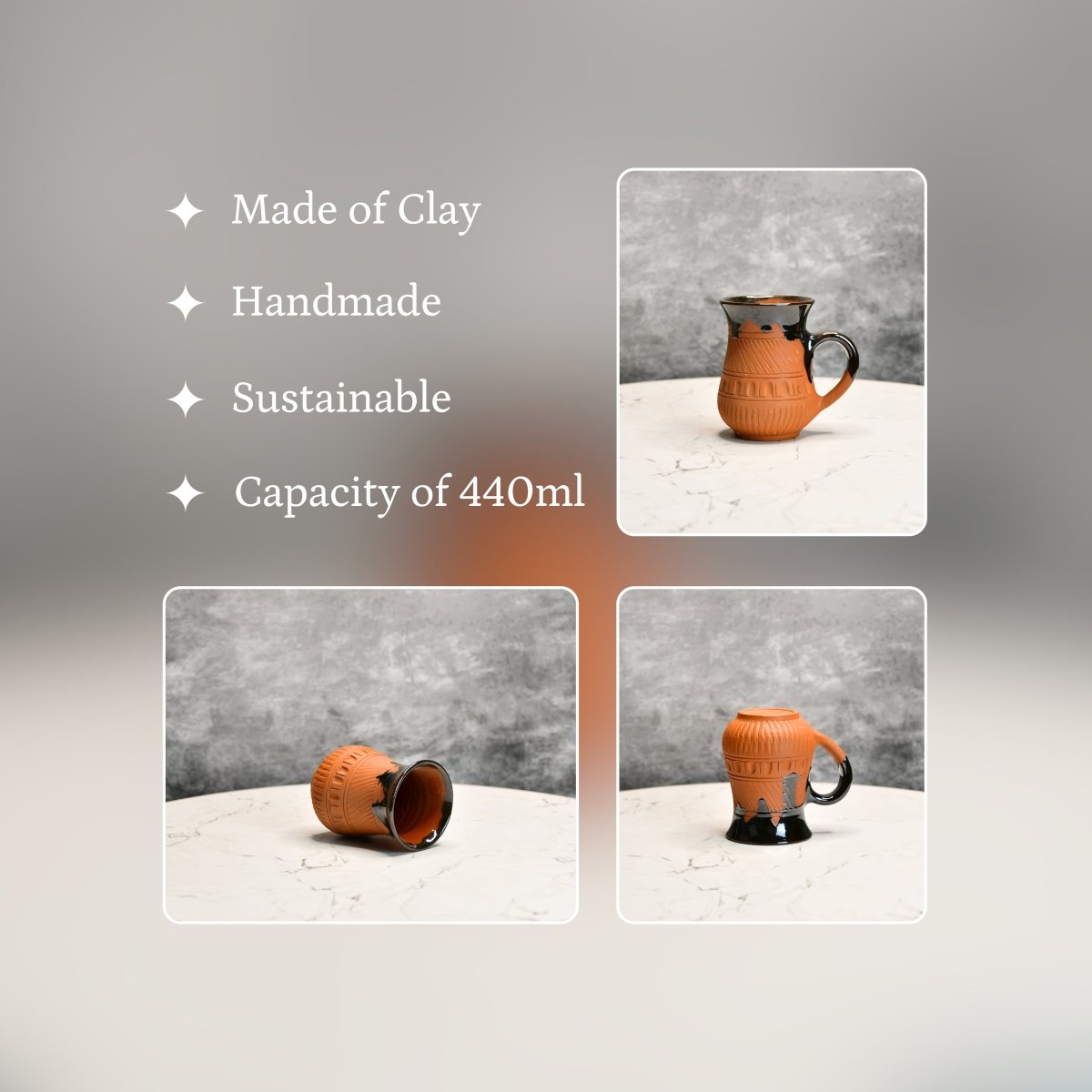 Sowpeace Terracotta Coffee Mug: Stylish Kitchen and Home Accent - Sowpeace - New Arrivals - Terracotta Coffee mug