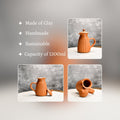 Sowpeace Terracotta Jug: Artful, Functional Home & Kitchenware - Utensils - Sowpeace - New Arrivals - Terracotta Jug