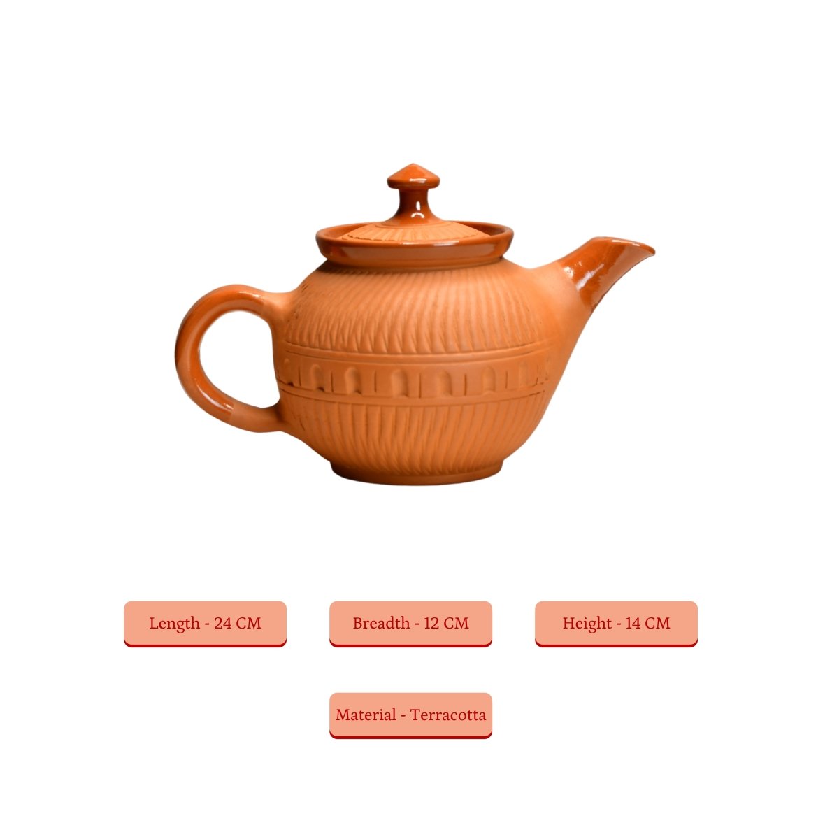 Sowpeace Terracotta Kettle: Artful Fusion for Home and Kitchen - Kettle - Sowpeace - kettles - New Arrivals