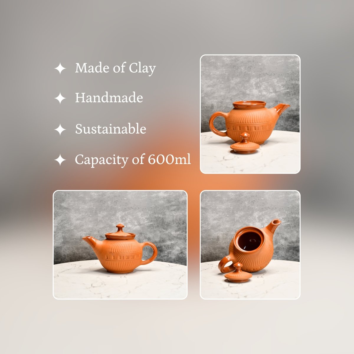 Sowpeace Terracotta Kettle: Artful Fusion for Home and Kitchen - Kettle - Sowpeace - kettles - New Arrivals