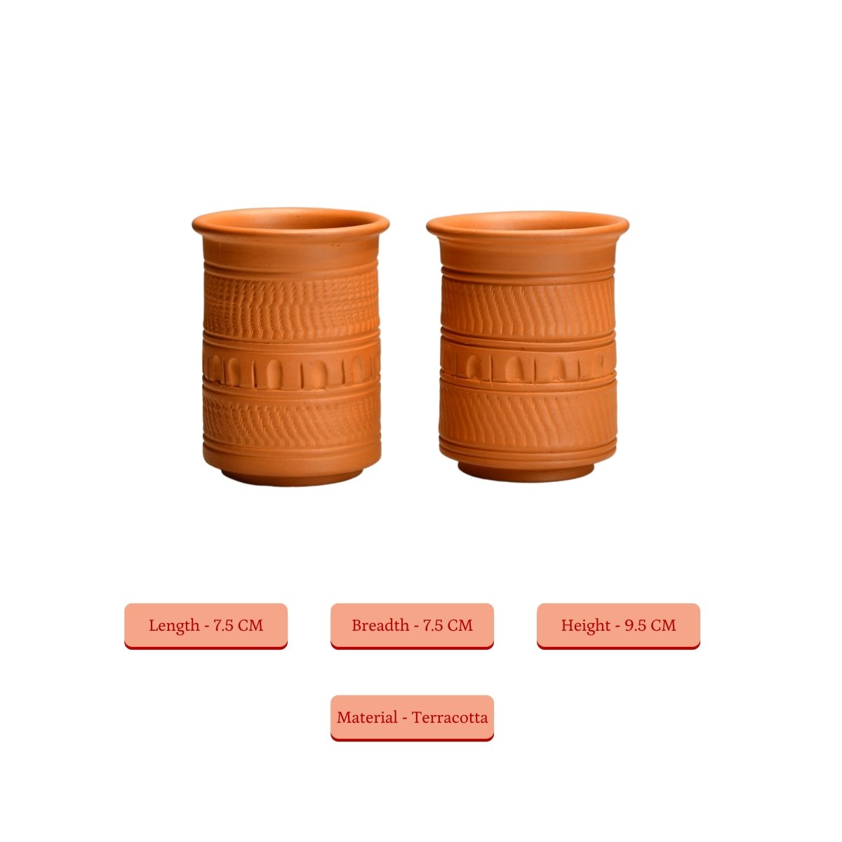 Sowpeace Terracotta Water Glass: Artful, Functional Home & Kitchenware - Utensils - Sowpeace - glasses - New Arrivals