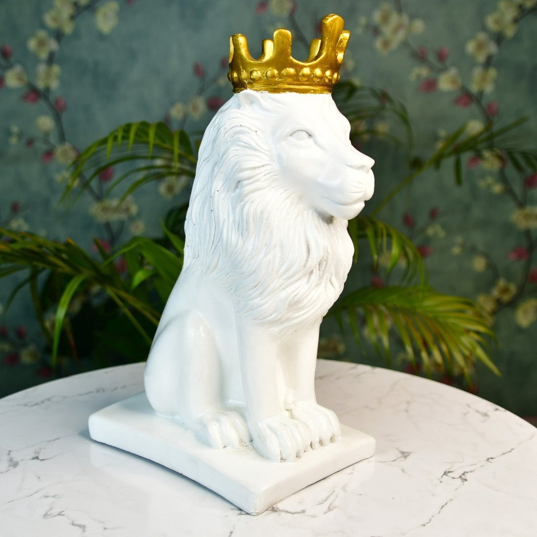 Sowpeace White Lion Showpiece - Decor - Sowpeace - 