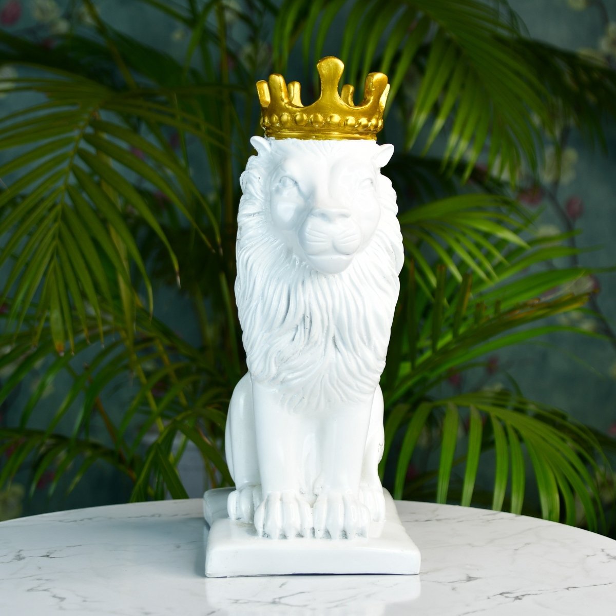 Sowpeace White Lion Showpiece - Decor - Sowpeace - 