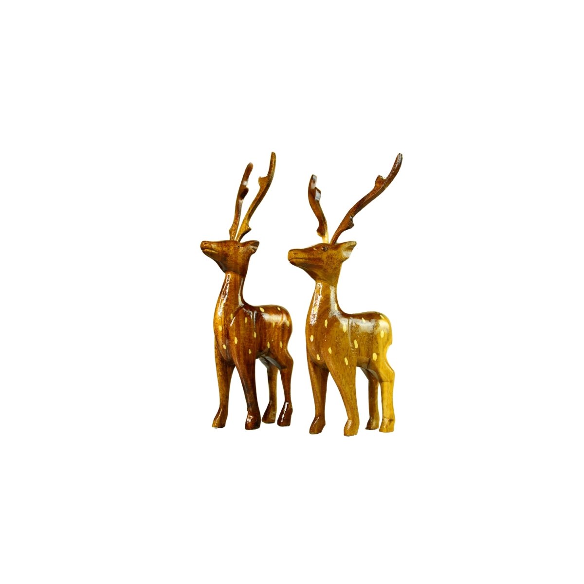 Sowpeace Wooden Dotted Deer: Small Artisan Decor - Tabletop - Sowpeace - Animal - New Arrivals