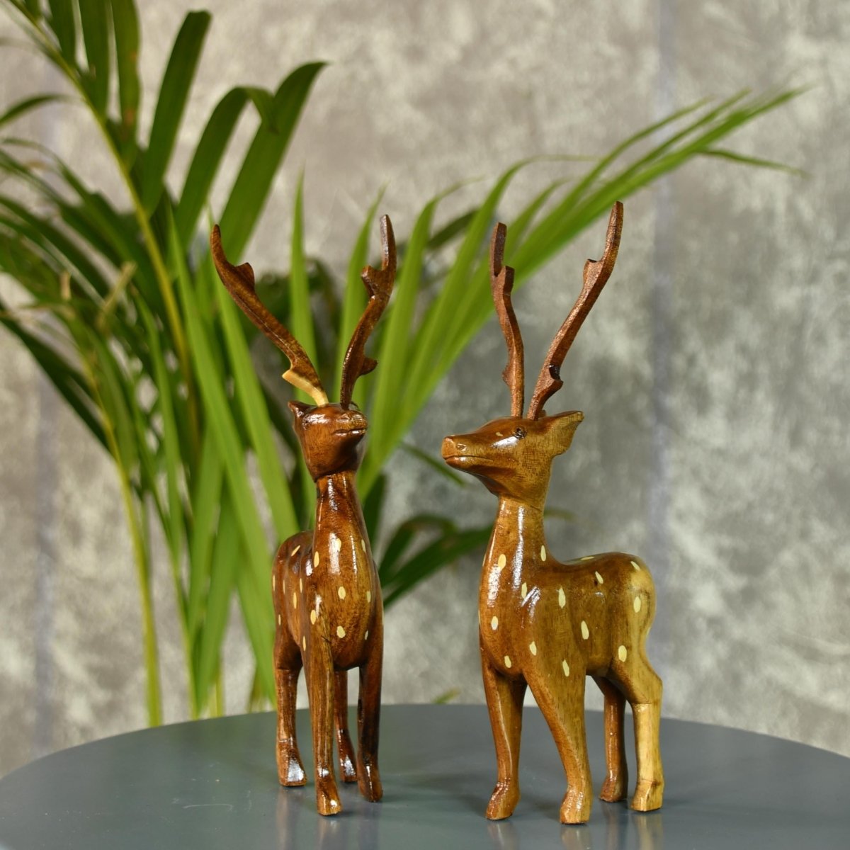Sowpeace Wooden Dotted Deer: Small Artisan Decor - Tabletop - Sowpeace - Animal - New Arrivals