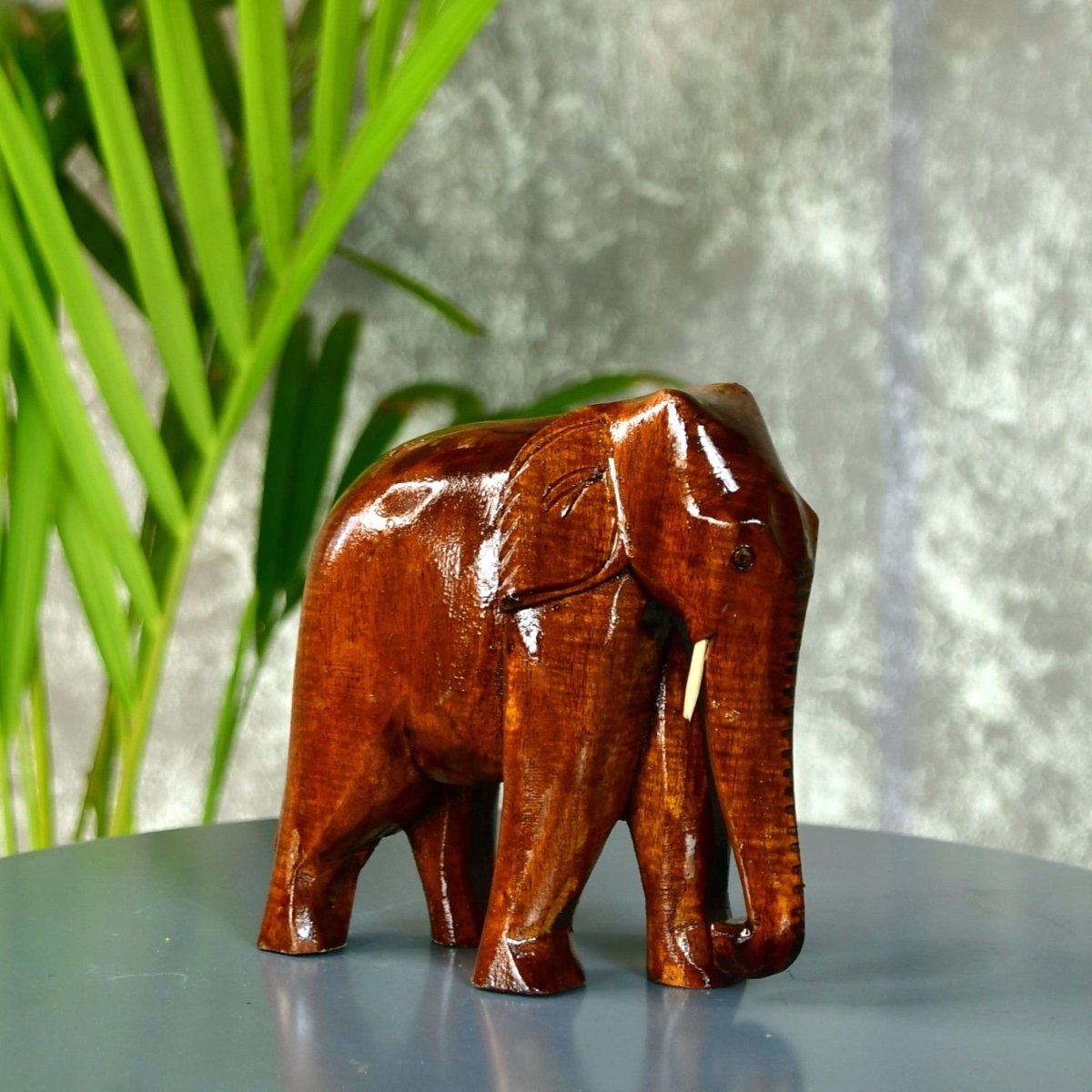 Sowpeace Wooden Elephant: Artisan Tabletop Decor Masterpiece - Tabletop - Sowpeace - Animal - New Arrivals