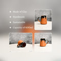 Terracotta Beer Mug: Stylish Home Decor and Kitchenware - Sowpeace - New Arrivals - Terracotta beer mug