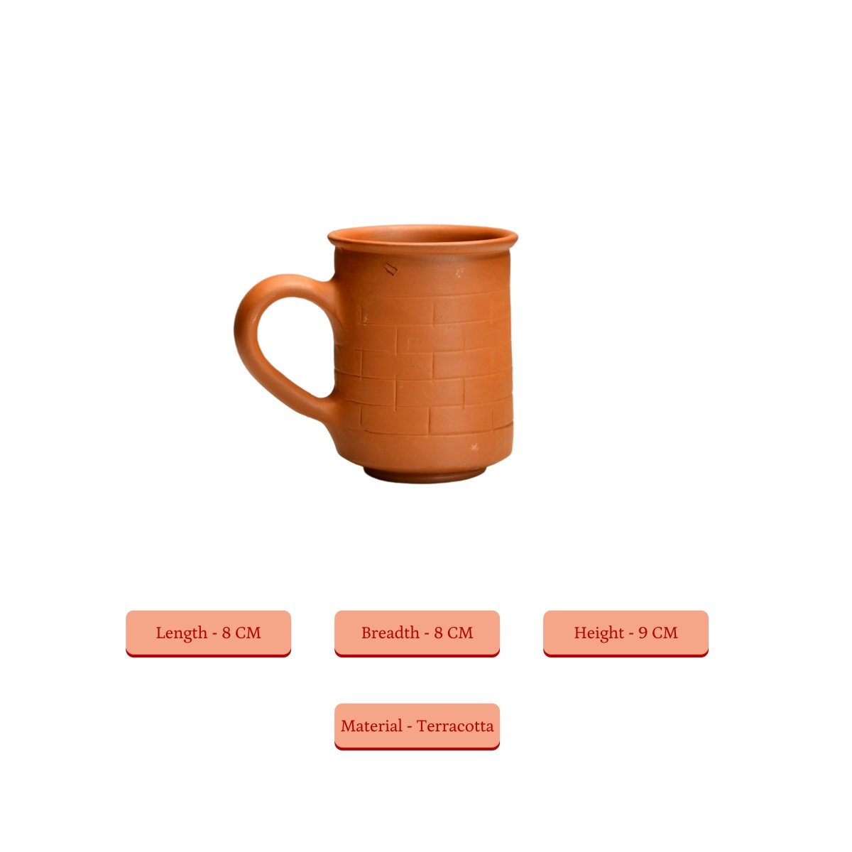 Terracotta Coffee Mug: Stylish, Functional Home & Kitchenware - Utensils - Sowpeace - New Arrivals - Terracotta Coffee mug