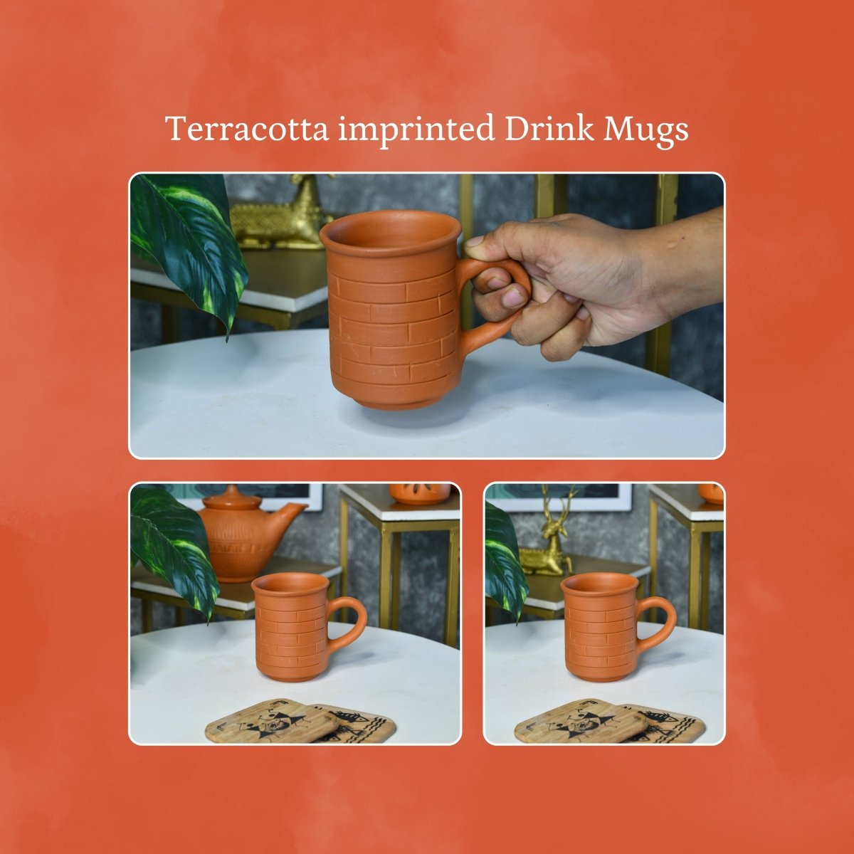 Terracotta Coffee Mug: Stylish, Functional Home & Kitchenware - Utensils - Sowpeace - New Arrivals - Terracotta Coffee mug