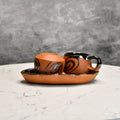 Terracotta Floral Cup Set: Artistic Home Decor and Kitchenware - Sowpeace - New Arrivals - Terracotta Tea set