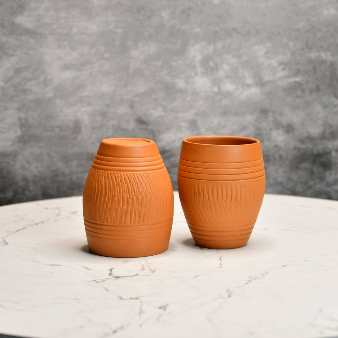 Terracotta Lassi Mug Set: Artisanal Elegance, Functional Design. - Utensils - Sowpeace - glasses - New Arrivals