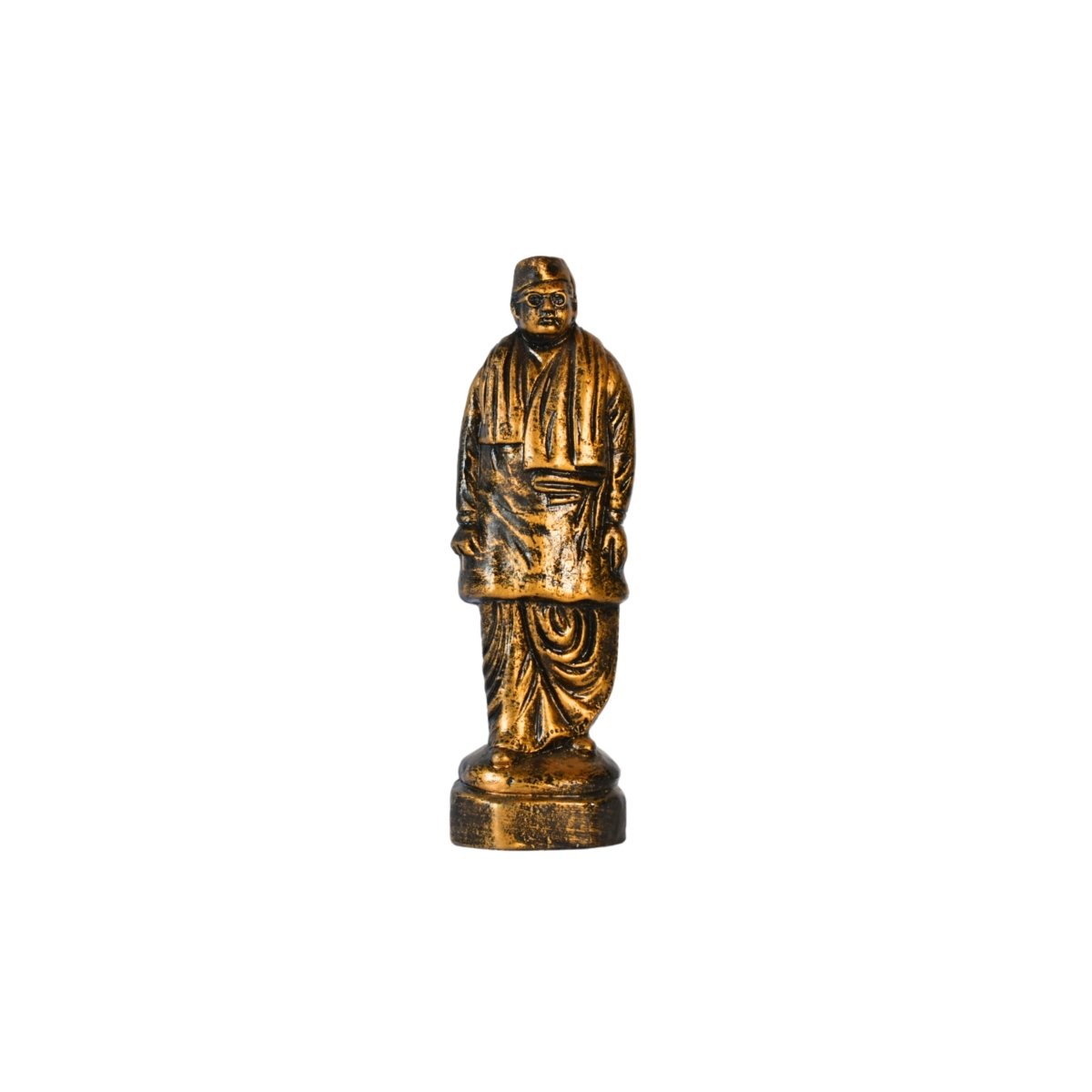 Terracotta Netaji Statue: Artisan - Made Tabletop Decor Masterpiece - terracotta tabletop - Sowpeace - New Arrivals - Tabletop