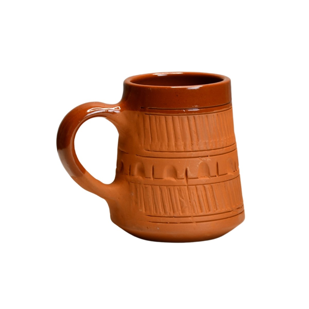 Terracotta Plain Coffee Mug Curved - Sowpeace - New Arrivals - Terracotta Coffee mug