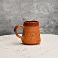 Terracotta Plain Coffee Mug Curved - Sowpeace - New Arrivals - Terracotta Coffee mug