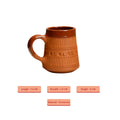 Terracotta Plain Coffee Mug Curved - Sowpeace - New Arrivals - Terracotta Coffee mug