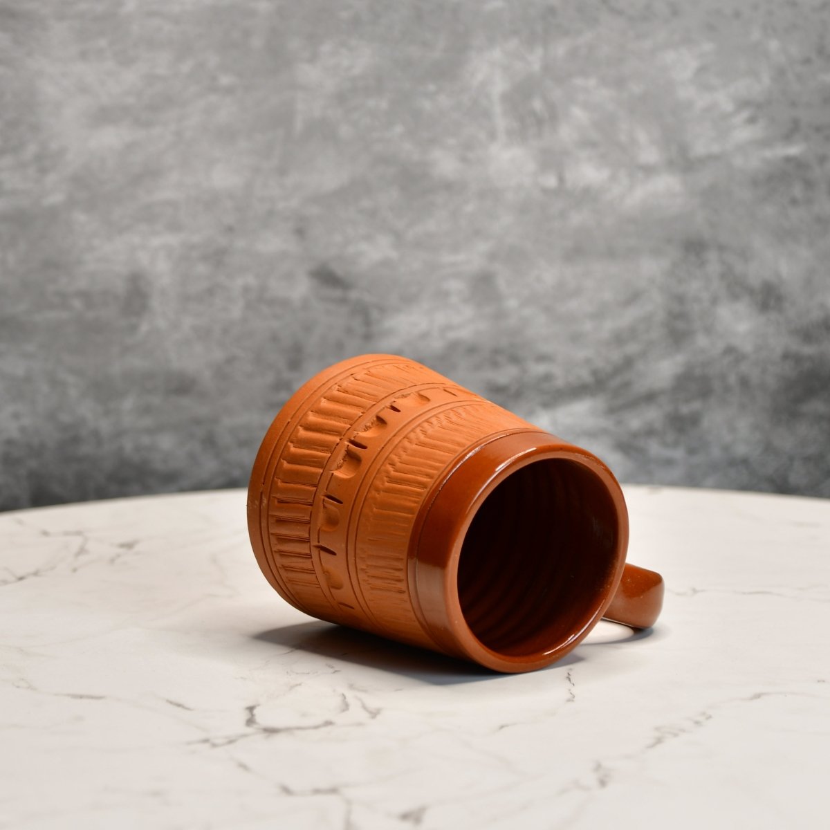 Terracotta Plain Coffee Mug Curved - Sowpeace - New Arrivals - Terracotta Coffee mug