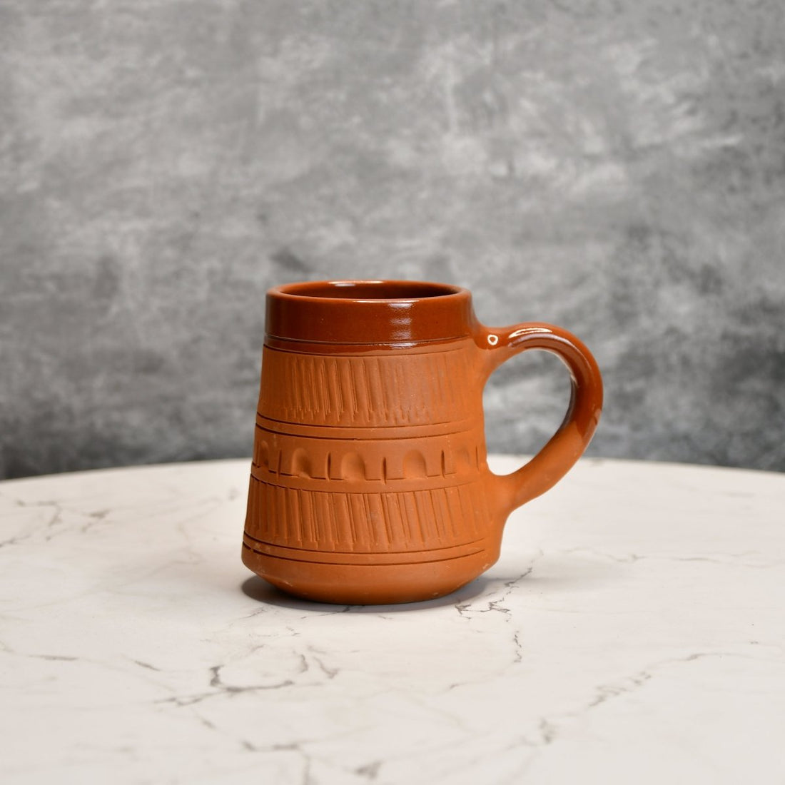 Terracotta Plain Coffee Mug Curved - Sowpeace - New Arrivals - Terracotta Coffee mug