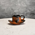 Terracotta Tea Cup Leaf - cups - Sowpeace - New Arrivals - Terracotta Tea set