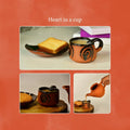 Terracotta Tea Cup Leaf - cups - Sowpeace - New Arrivals - Terracotta Tea set