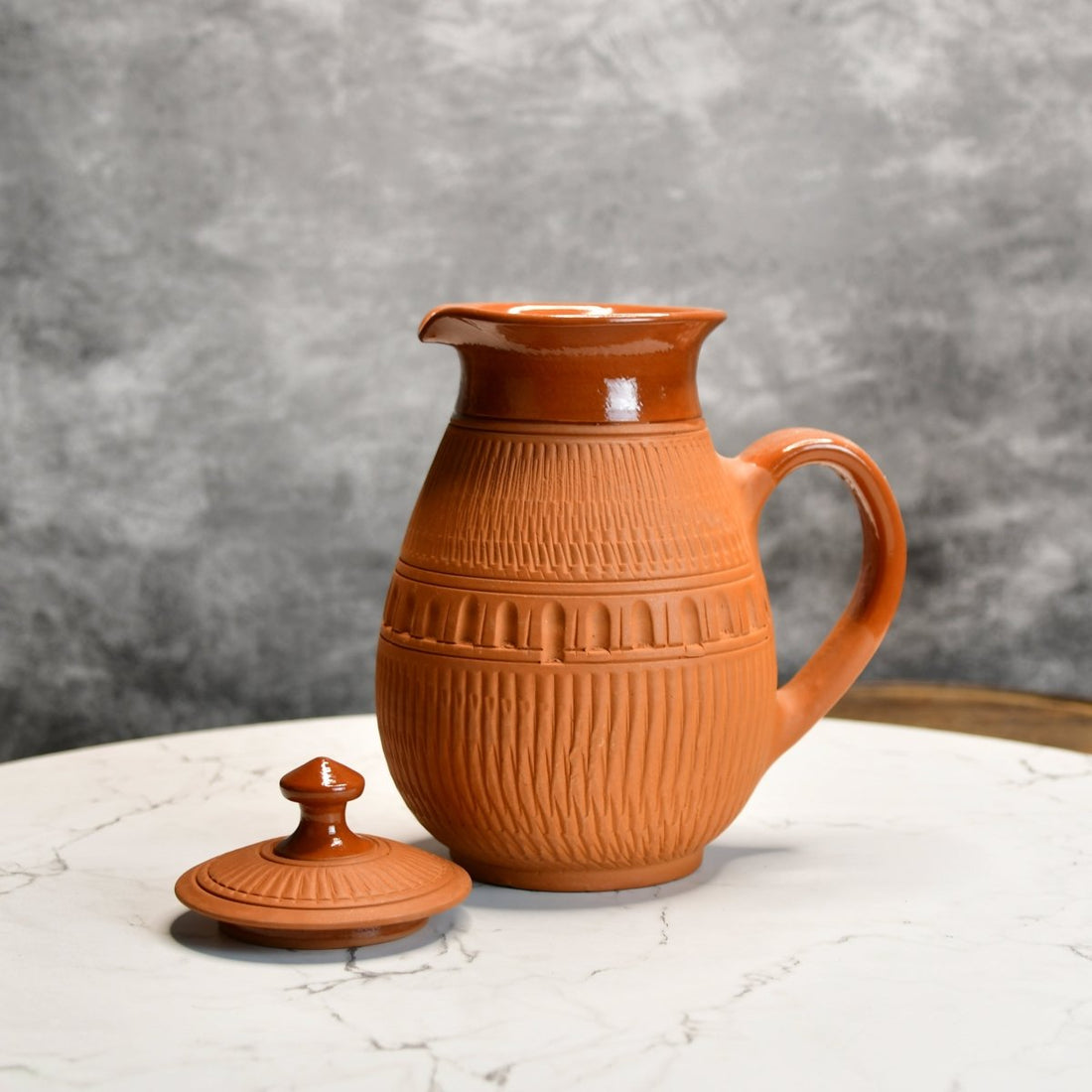 Terracotta Water Jug: Artisan Elegance for Home and Kitchen - Utensils - Sowpeace - New Arrivals - Terracotta Jug