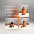 Terracotta Water Jug: Artisan Elegance for Home and Kitchen - Utensils - Sowpeace - New Arrivals - Terracotta Jug