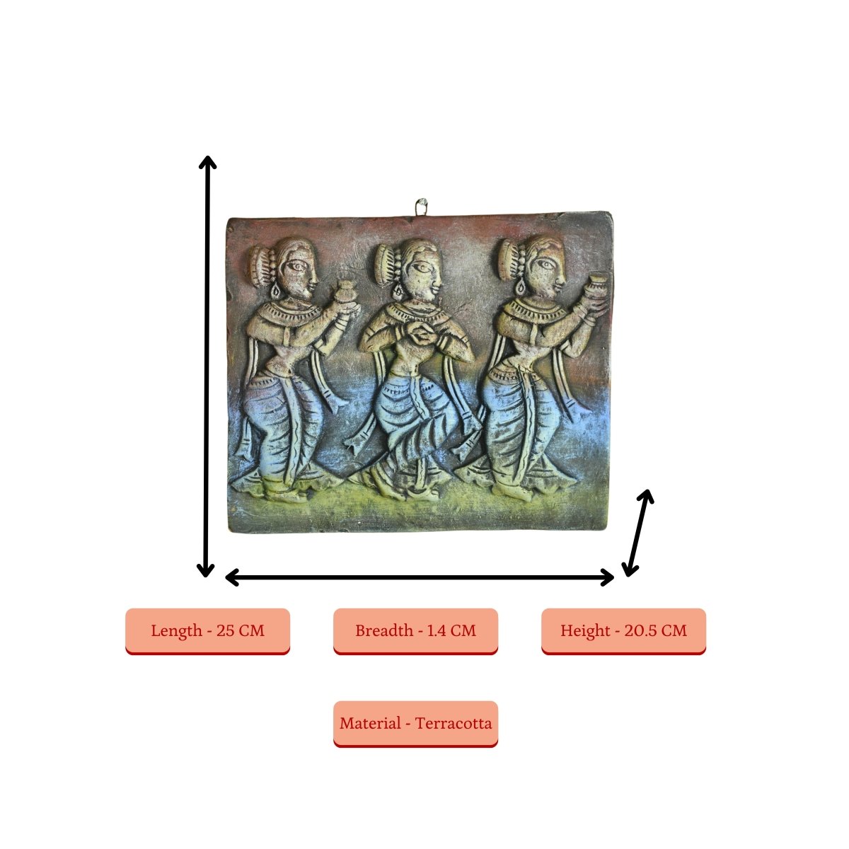 Tribal Essence: Artisan Terracotta Abstract Wall Art for Home - terracotta wallart - Sowpeace - New Arrivals - Terracotta Wall Art