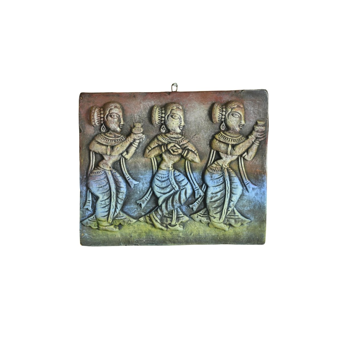 Tribal Essence: Artisan Terracotta Abstract Wall Art for Home