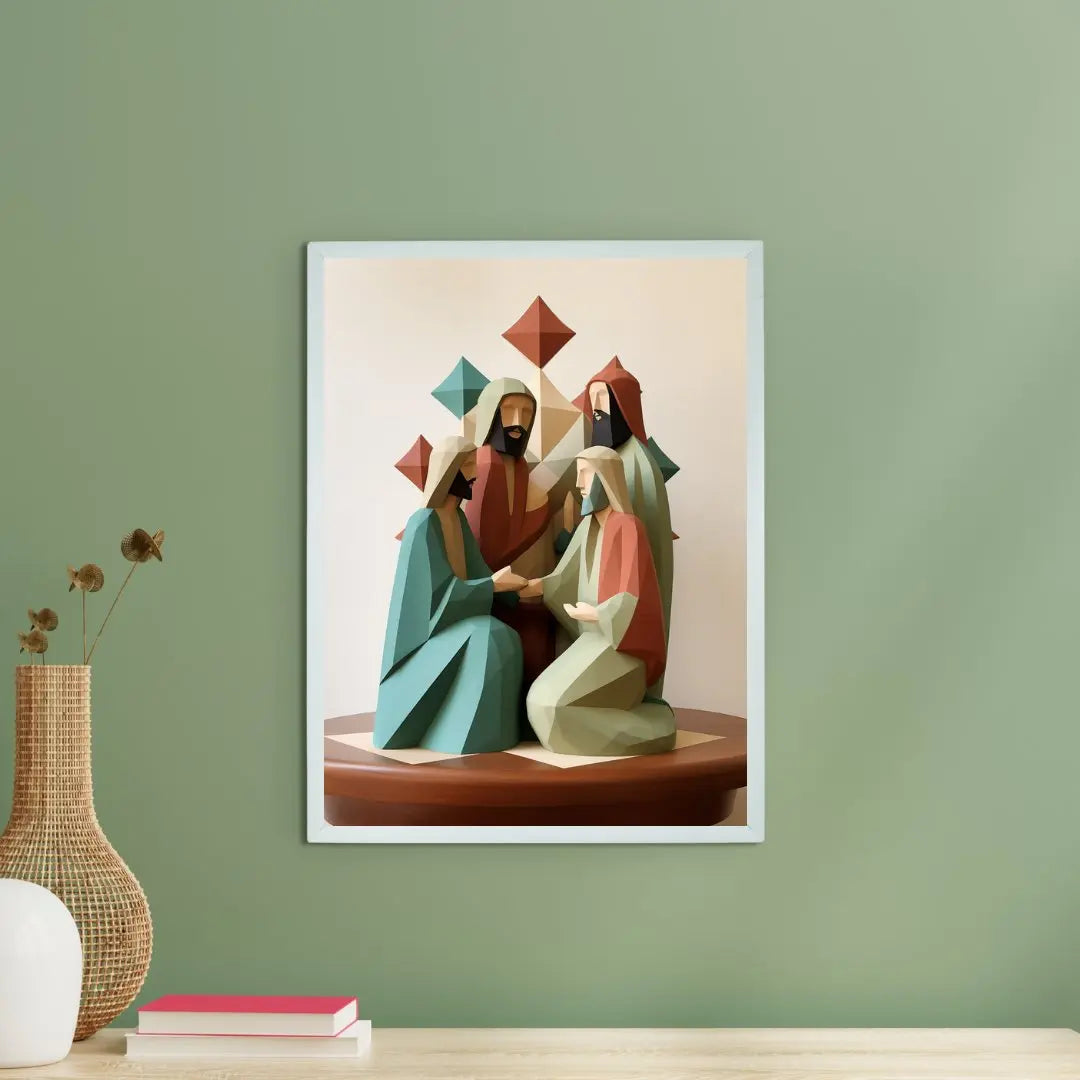 Faith Abstract Unveiling Faith: Abstract Disciple Art - Sowpeace Wall painting