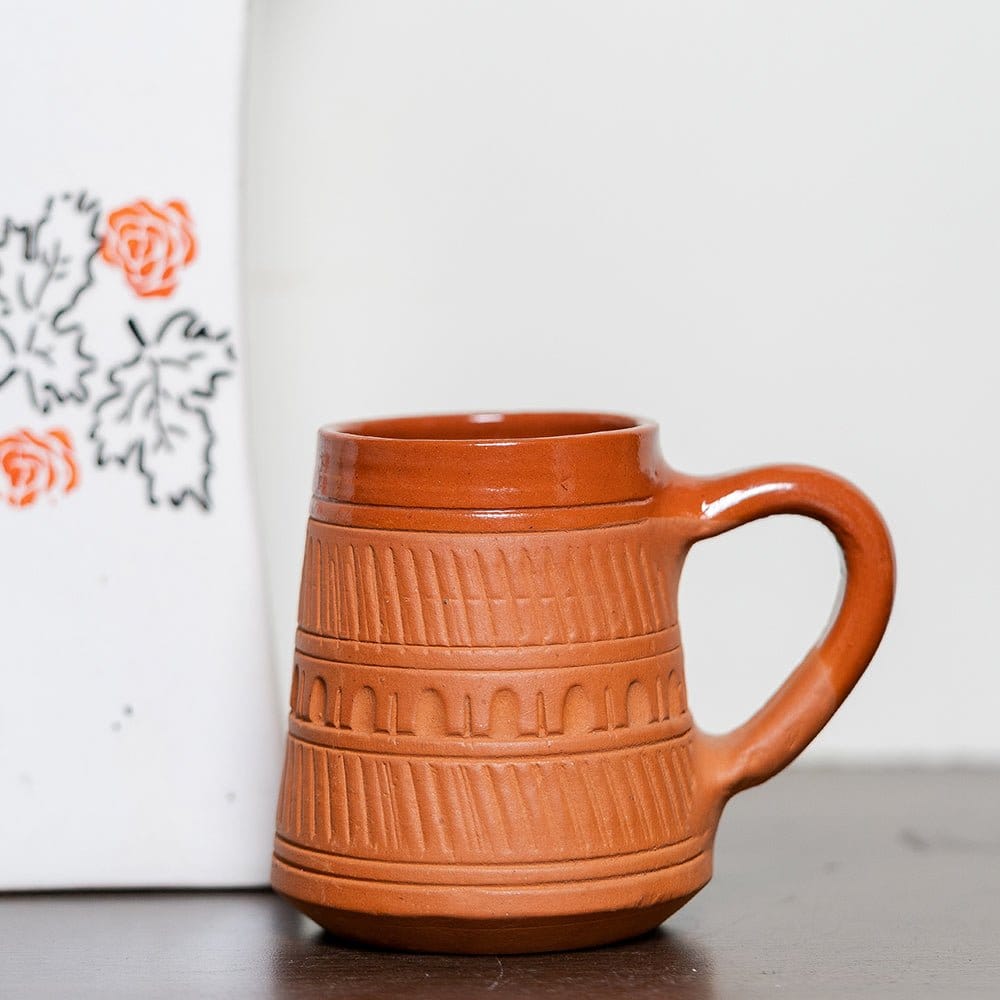Traditional Terracotta Coffee mugs --Sowpeace--Terr/Uten/Terr/TPCSC-Sowpeace