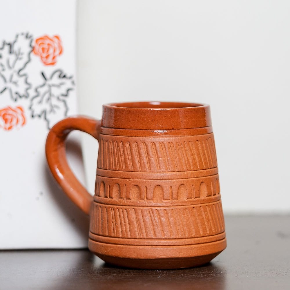 Traditional Terracotta Coffee mugs --Sowpeace--Terr/Uten/Terr/TPCSC-Sowpeace