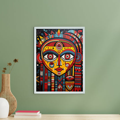 Abstract Big Eyes: Artisan Canvas Wall Decor Masterpiece -Wall painting-Chitran by sowpeace-Abstract Big Eyes: Artisan Canvas Wall Decor Masterpiece-CH-WRT-MBEA-Sowpeace