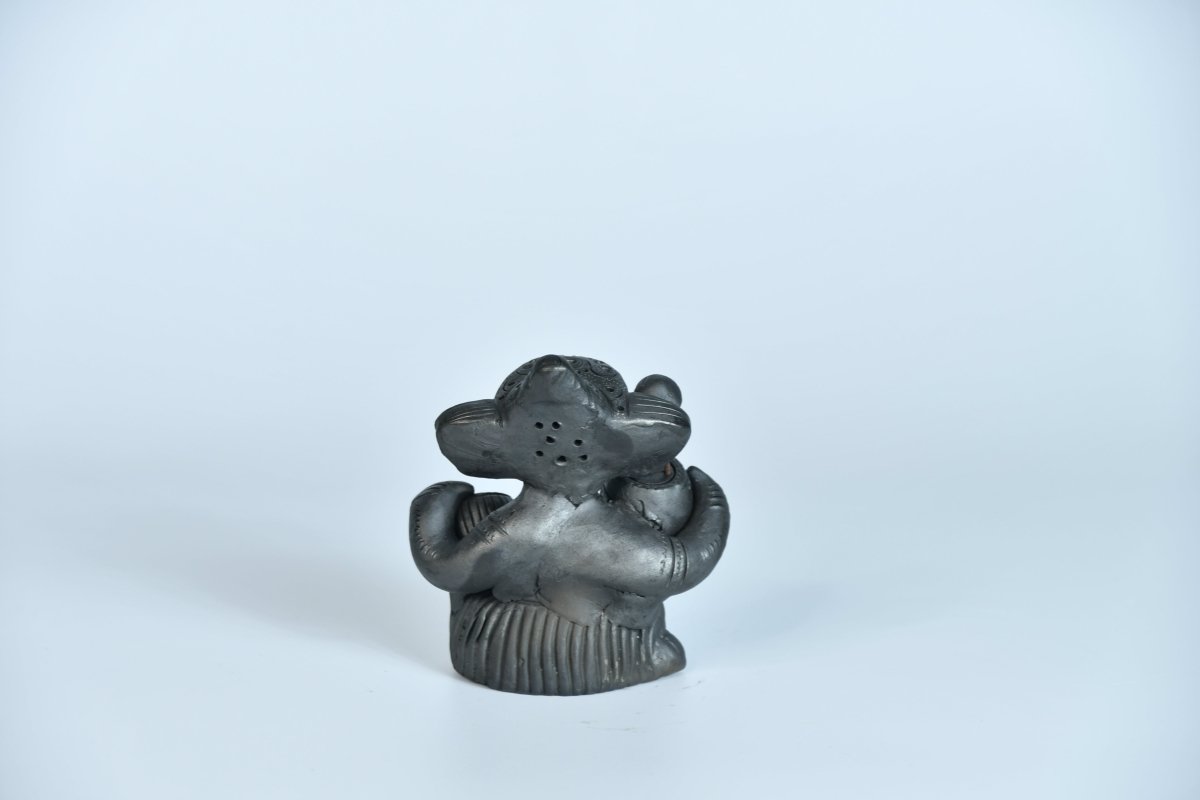 Abstract Terracotta Ganesha Iktara Tabla -decor-Sowpeace-Abstract Terracotta Ganesha Iktara Tabla-Terr-bter-TT-GIT-Sowpeace