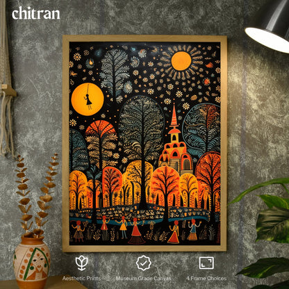 Artisan Scenery: Canvas Wall Decor Elegance Piece -Wall painting-Chitran by sowpeace-Artisan Scenery: Canvas Wall Decor Elegance Piece-CH-WRT-MS-Sowpeace