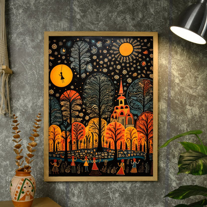 Artisan Scenery: Canvas Wall Decor Elegance Piece -Wall painting-Chitran by sowpeace-Artisan Scenery: Canvas Wall Decor Elegance Piece-CH-WRT-MS-Sowpeace