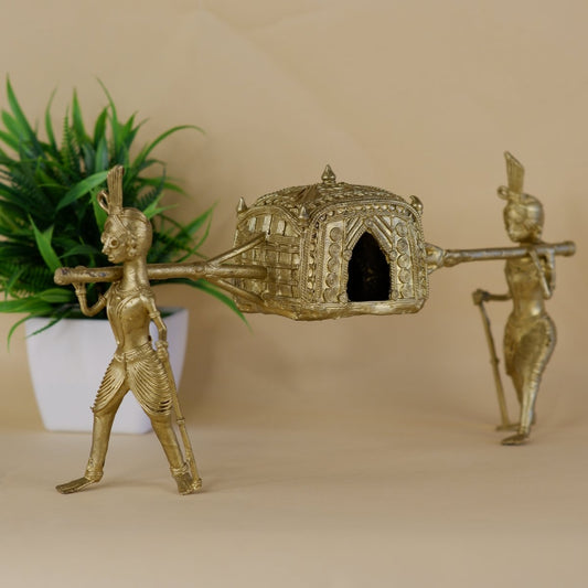 Brass Dhokra Art Wedding Palki: Elite Décor -Dhokra-Sowpeace-Brass Dhokra Art Wedding Palki: Elite Décor -Dhokra-Sowpeace-Brass Dhokra Art Wedding Palki: Elite Décor-Dok-LDPK-BR-TT-Sowpeace-Dok-LDPK-BR-TT-Sowpeace